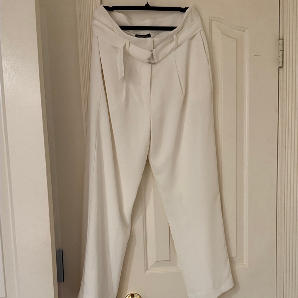 Skies Are Blue Cream Women's Trousers